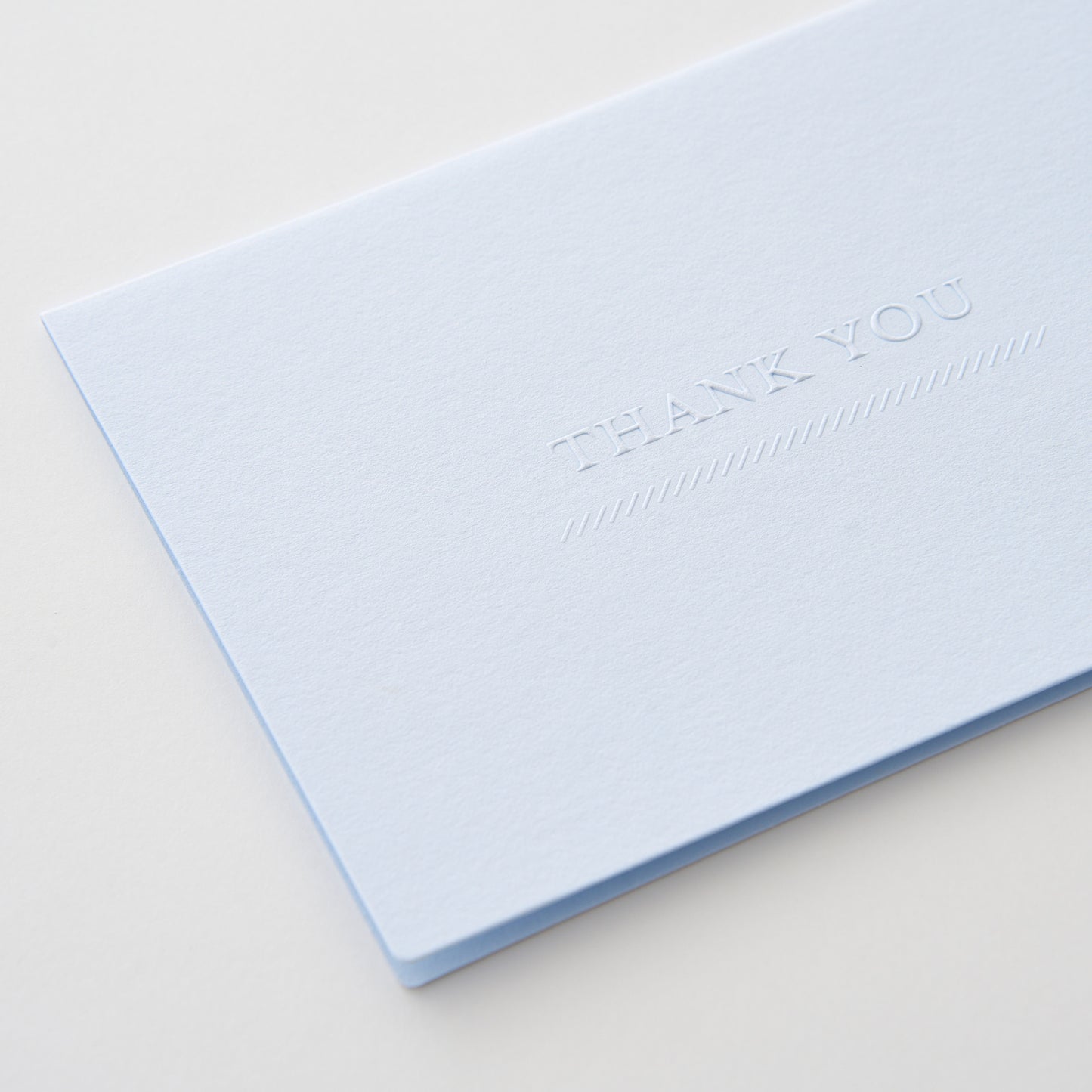 Dressco グリーティングカード Thank you サックスブルー