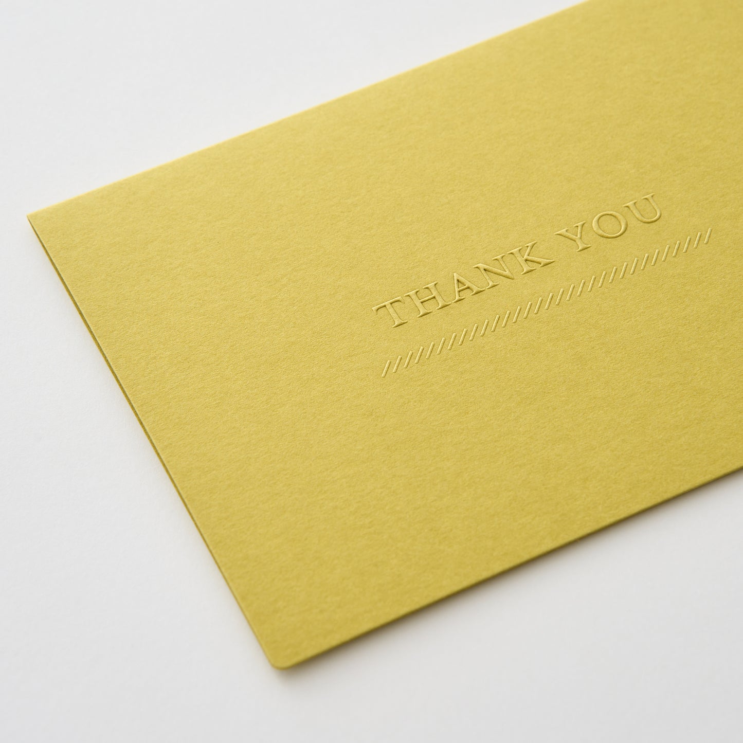 Dressco グリーティングカード Thank you ピスタチオ