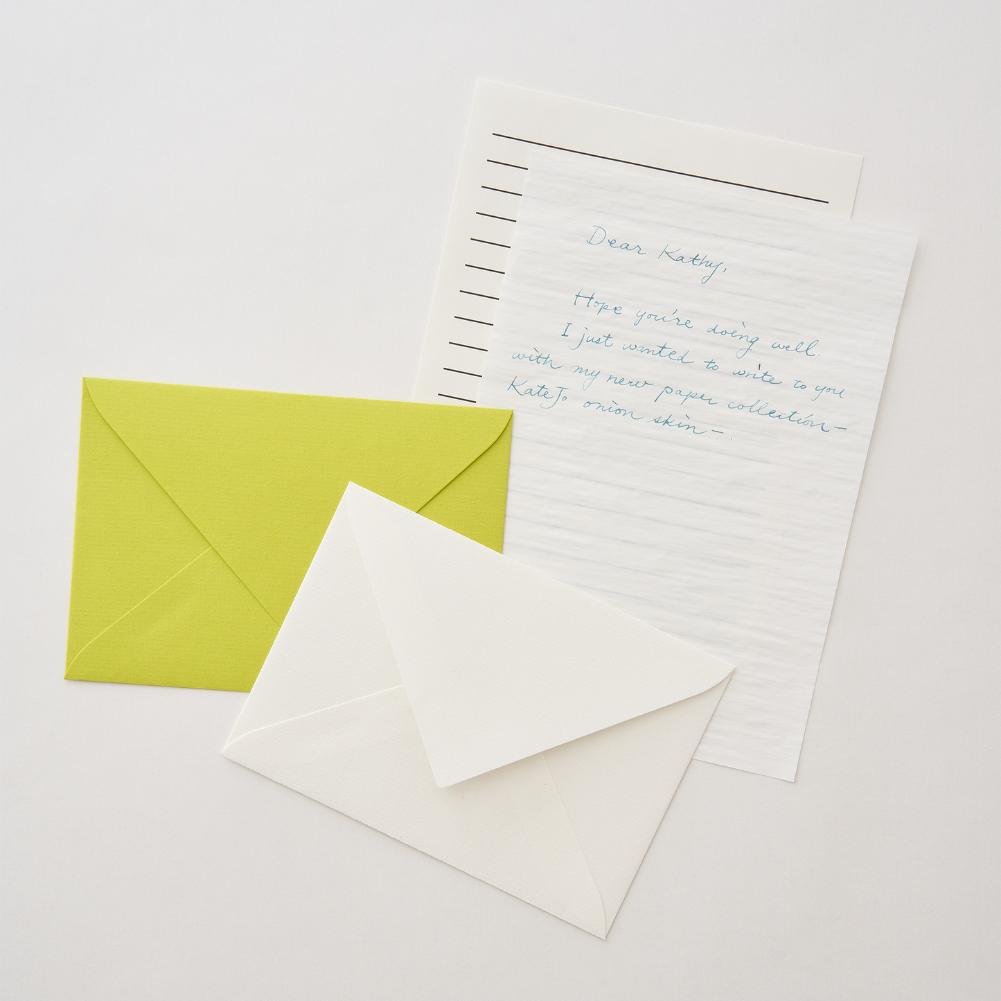 Dressco オニオンスキンレターセット ポルカレイド