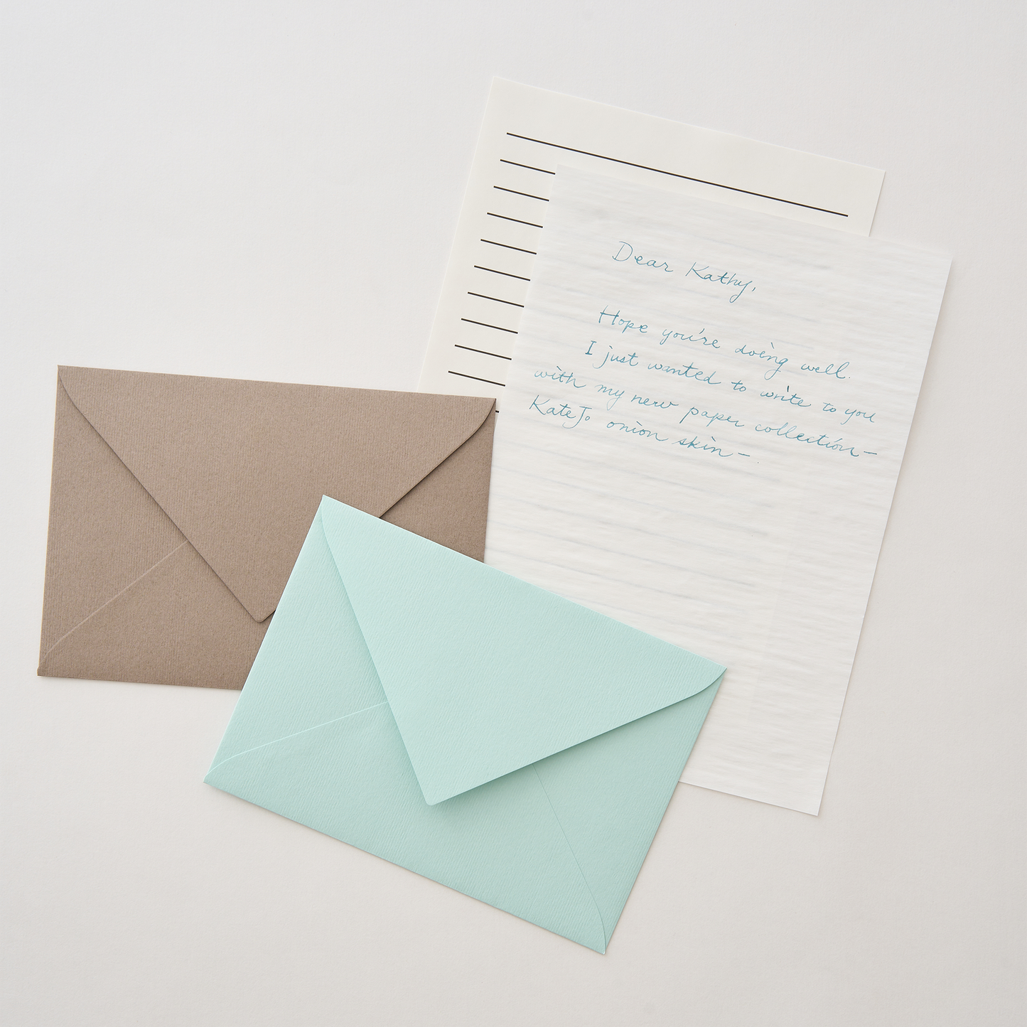 Dressco オニオンスキンレターセット モフル