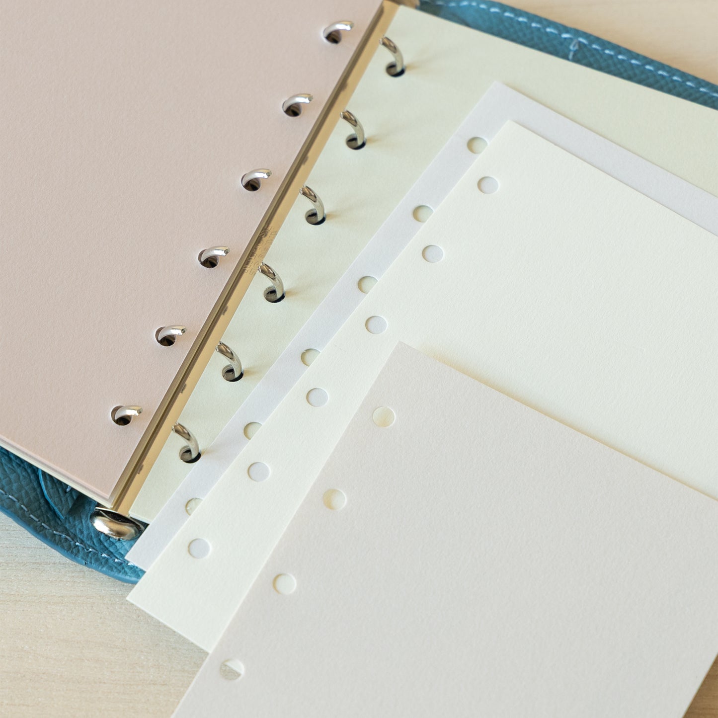 システム手帳リフィル アラベール 5色 ミニ6サイズ