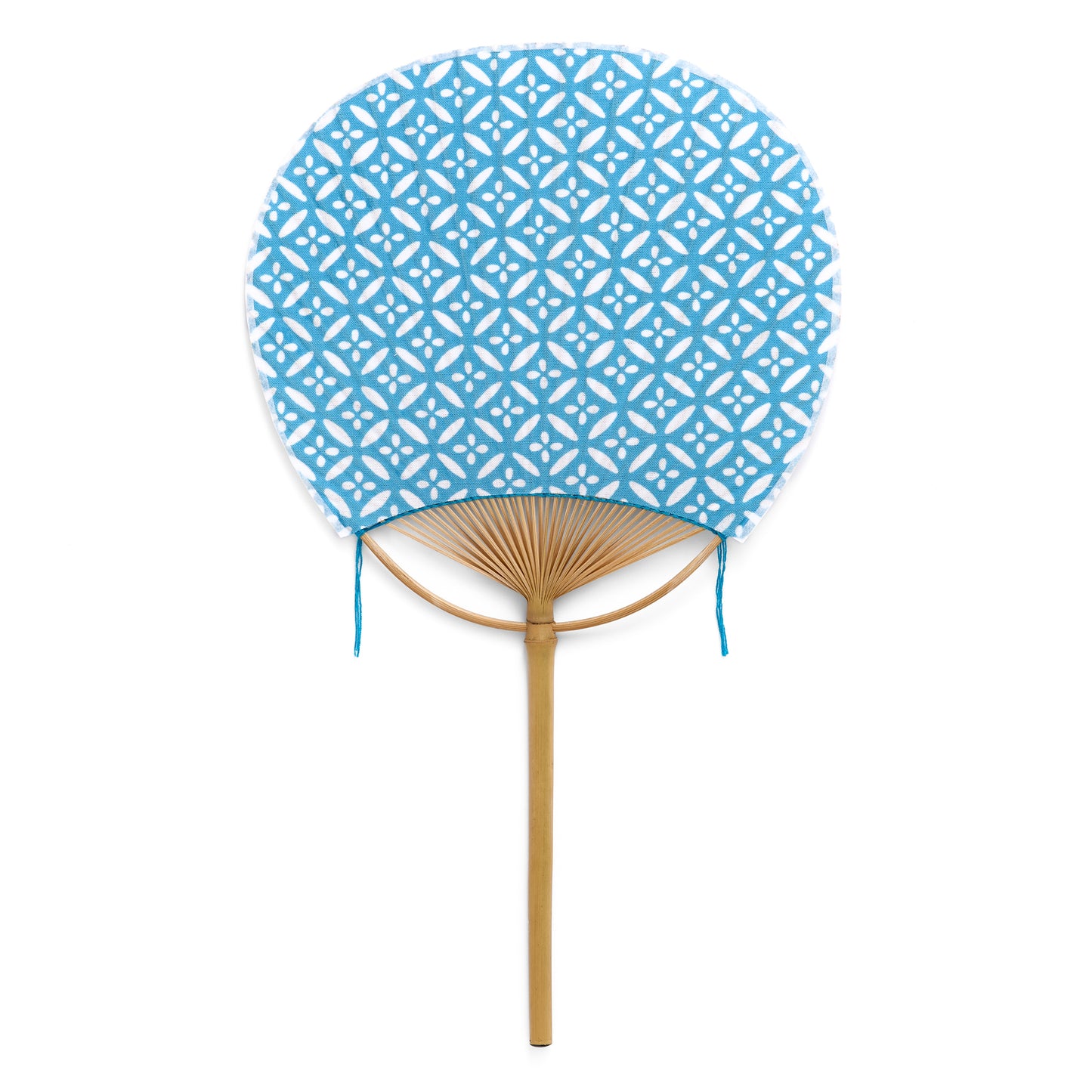 布うちわ 花七宝