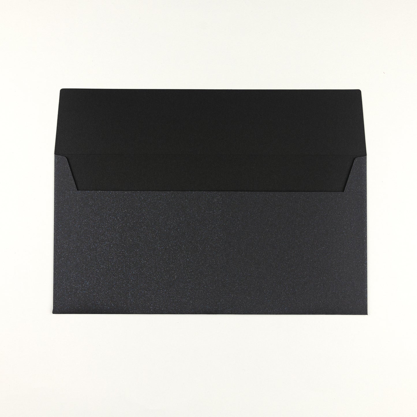 デザイン封筒 洋長3 ミランダ 黒