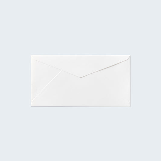 PAPER PALETTE 洋6封筒 ペルーラ スノーホワイト 50枚