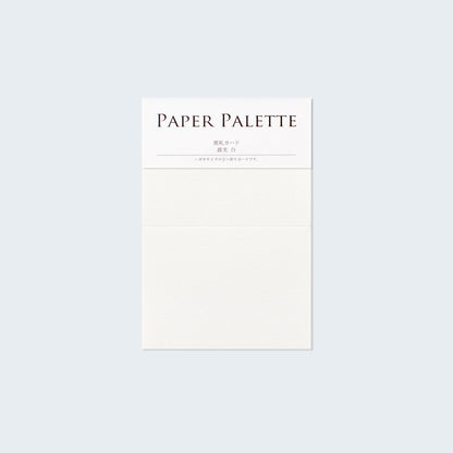 PAPER PALETTE 席札カード 波光 白 10枚