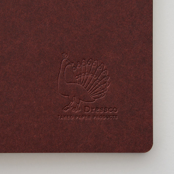 TAKEO PAPER Dressco Stitch Notebook - Maroon
