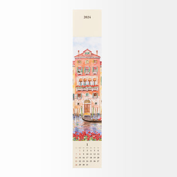 バナーカレンダー 2024　 ヴェネツィアの運河