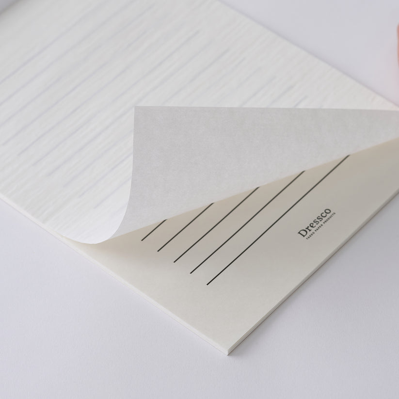 TAKEO PAPER Dressco Letter Pad - Kate Jo Onion Skin White