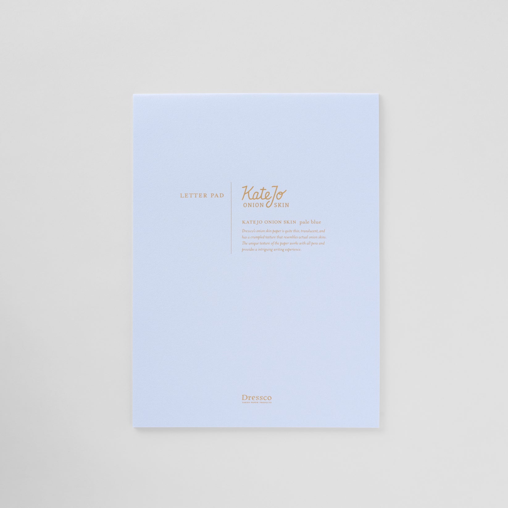 TAKEO PAPER Dressco Letter Pad - Kate Jo Onion Skin Pale Blue