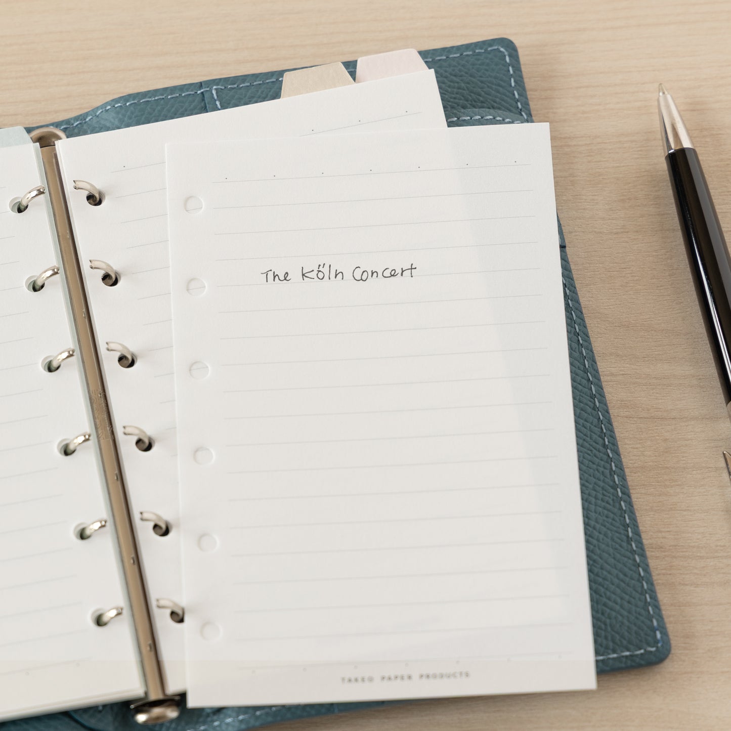 システム手帳リフィル 風光 6mm罫線 ミニ6サイズ