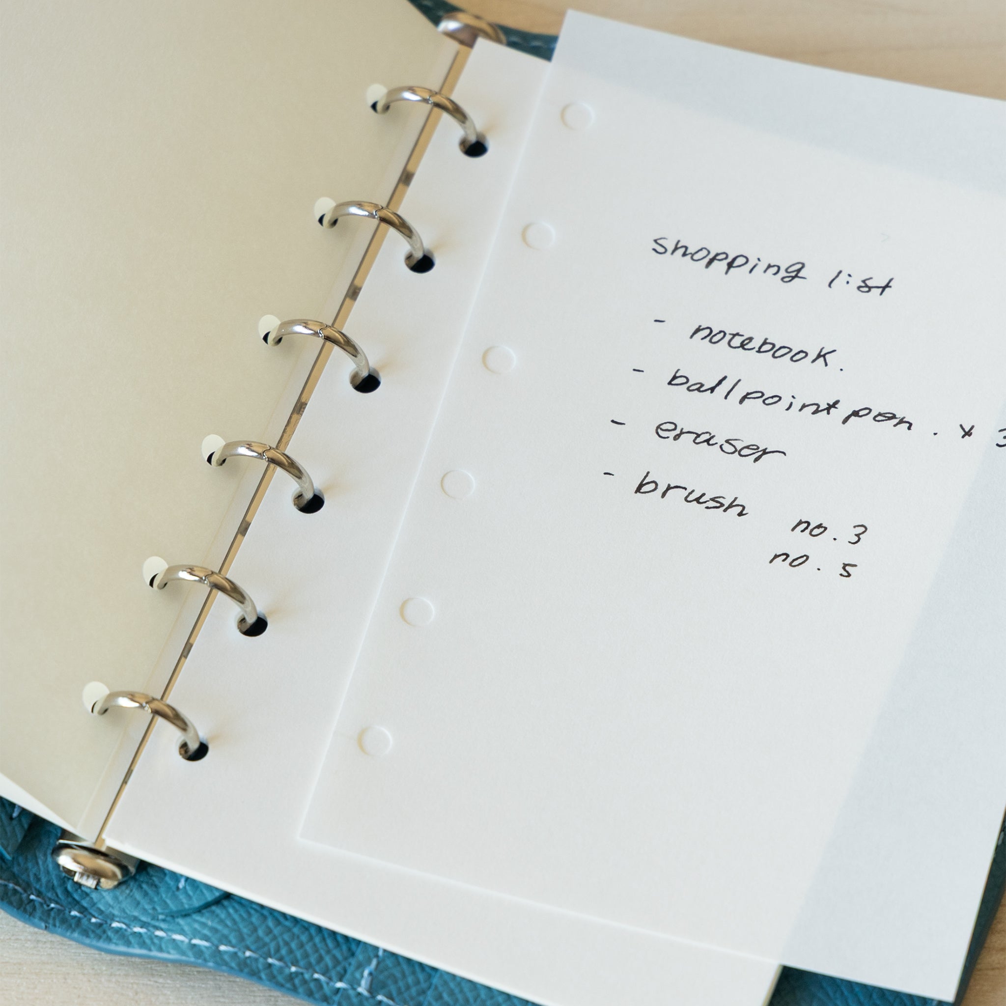 システム手帳リフィル バンクペーパー 50枚 ミニ6サイズ – products