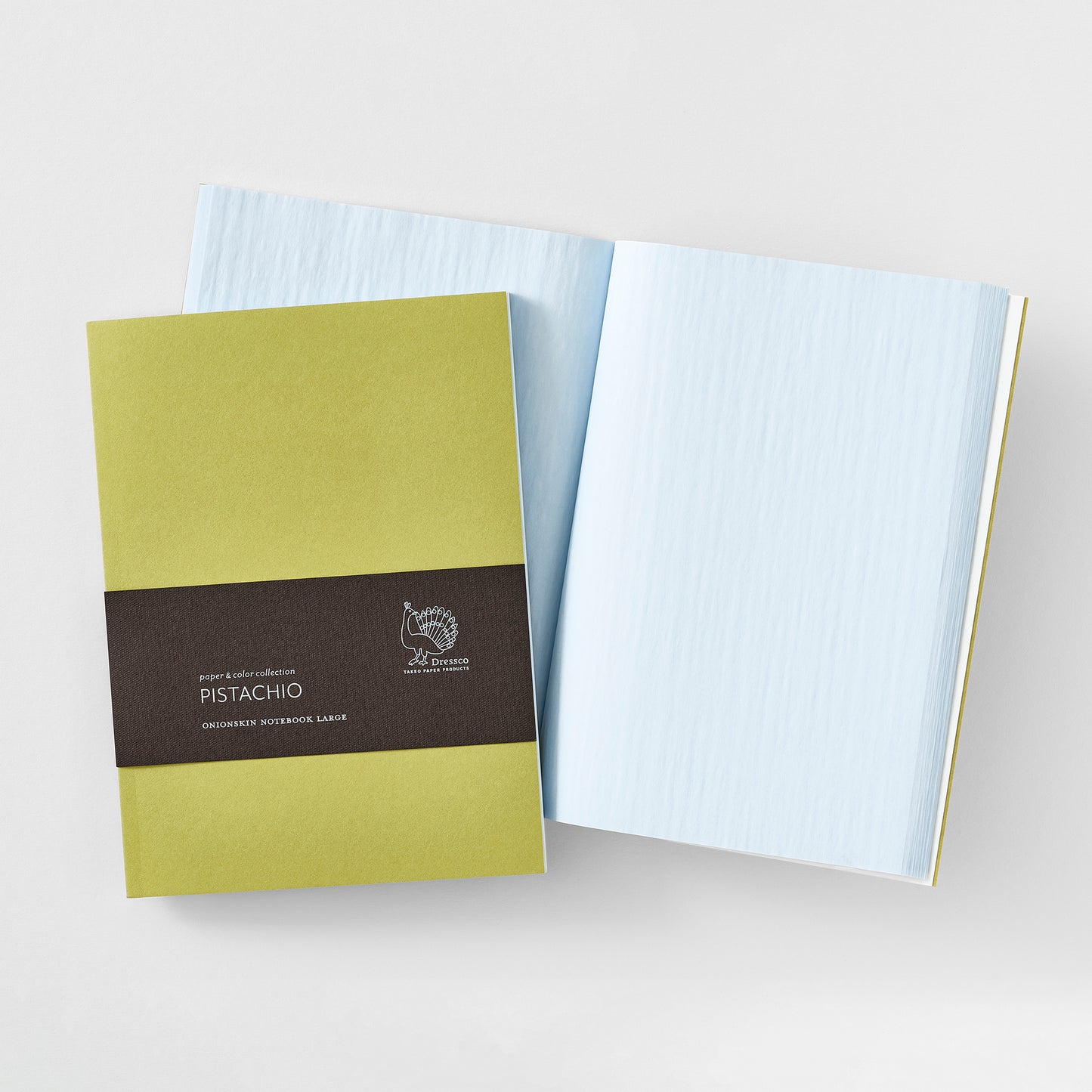 Dressco オニオンスキンノートブック ラージ ピスタチオ paper & color collection 2026 数量限定