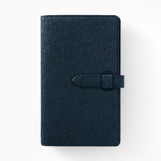 【予約商品】伊勢擬革紙 システム手帳 バイブルサイズ 紫紺  数量限定