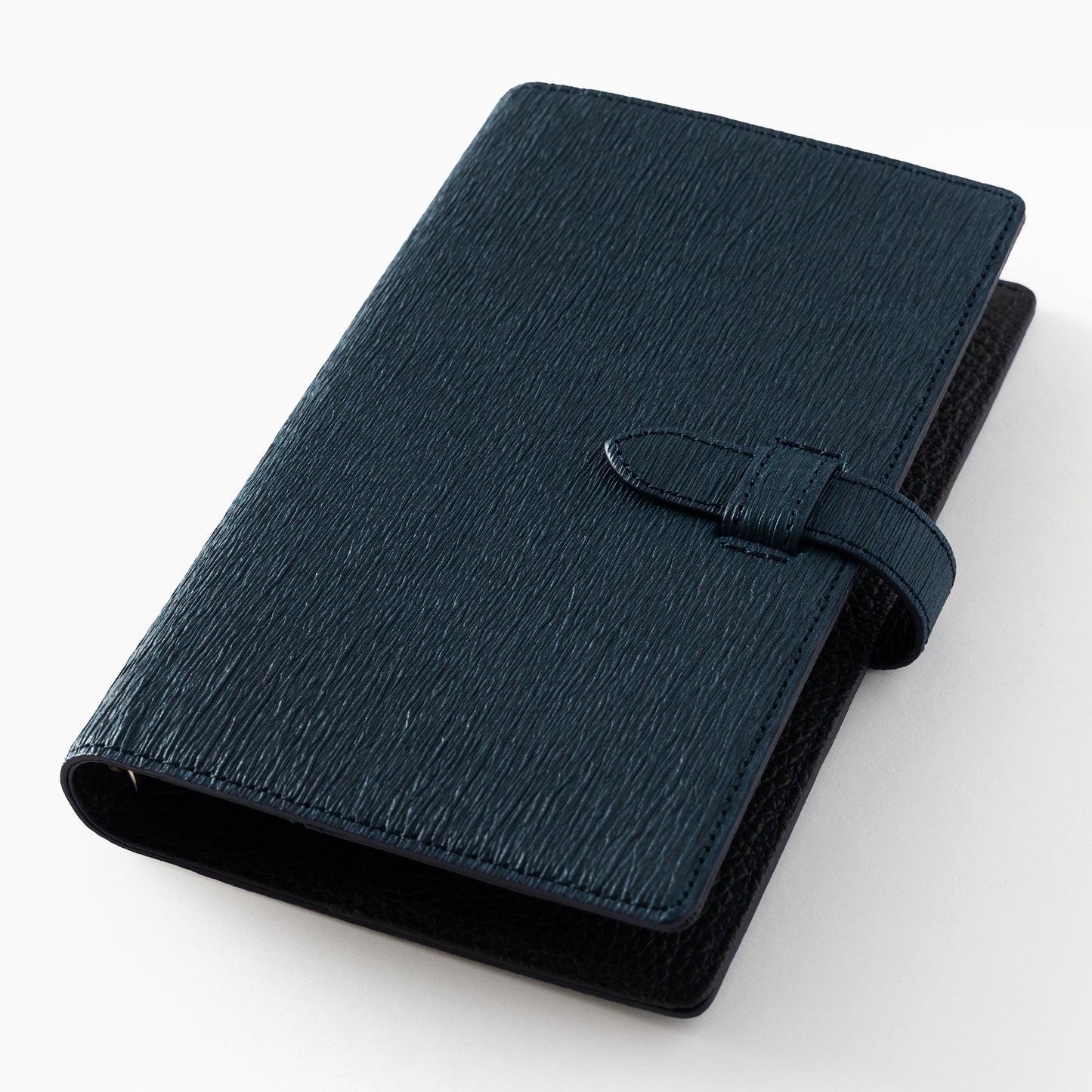 【予約商品】伊勢擬革紙 システム手帳 バイブルサイズ 紫紺  数量限定