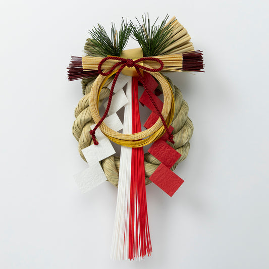 わらと水引リース 小