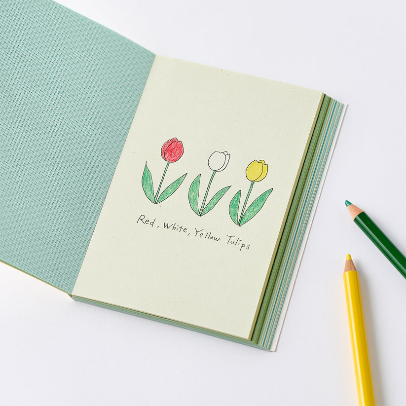 TAKEO PAPER SIKI Notebook M - Wakaba (Young Leaves)