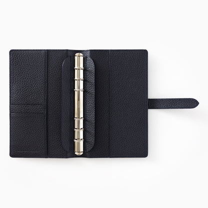 【予約商品】伊勢擬革紙 システム手帳 バイブルサイズ 紫紺  数量限定