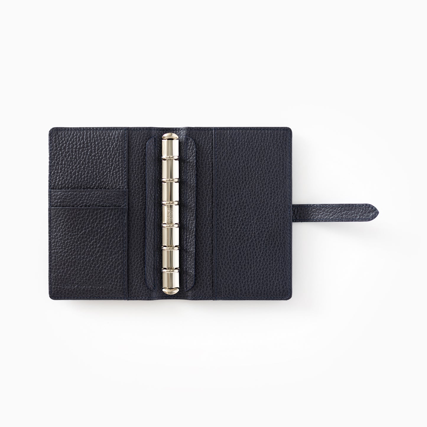 【予約商品】伊勢擬革紙 システム手帳 ミニ6サイズ 紫紺 数量限定