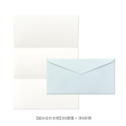 PAPER PALETTE 洋6封筒 江戸小染 はな 絹 50枚