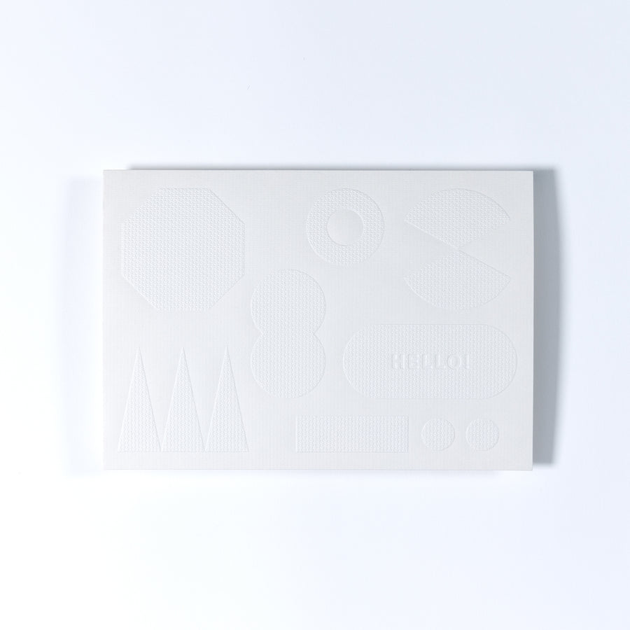 PAPER PALETTE メッセージ HELLO! タッセルGA スノーホワイト