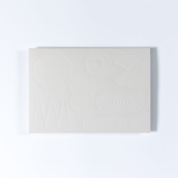 PAPER PALETTE メッセージ HELLO! タッセルGA スモークホワイト