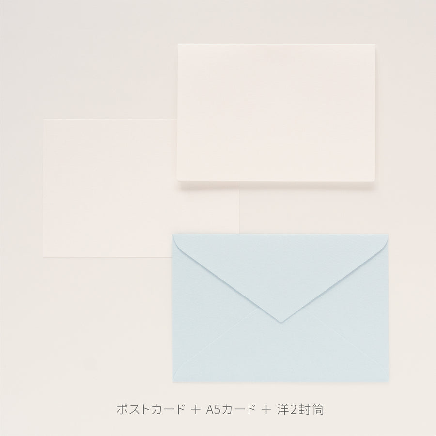 PAPER PALETTE 洋2封筒 マーメイド ターコイズ